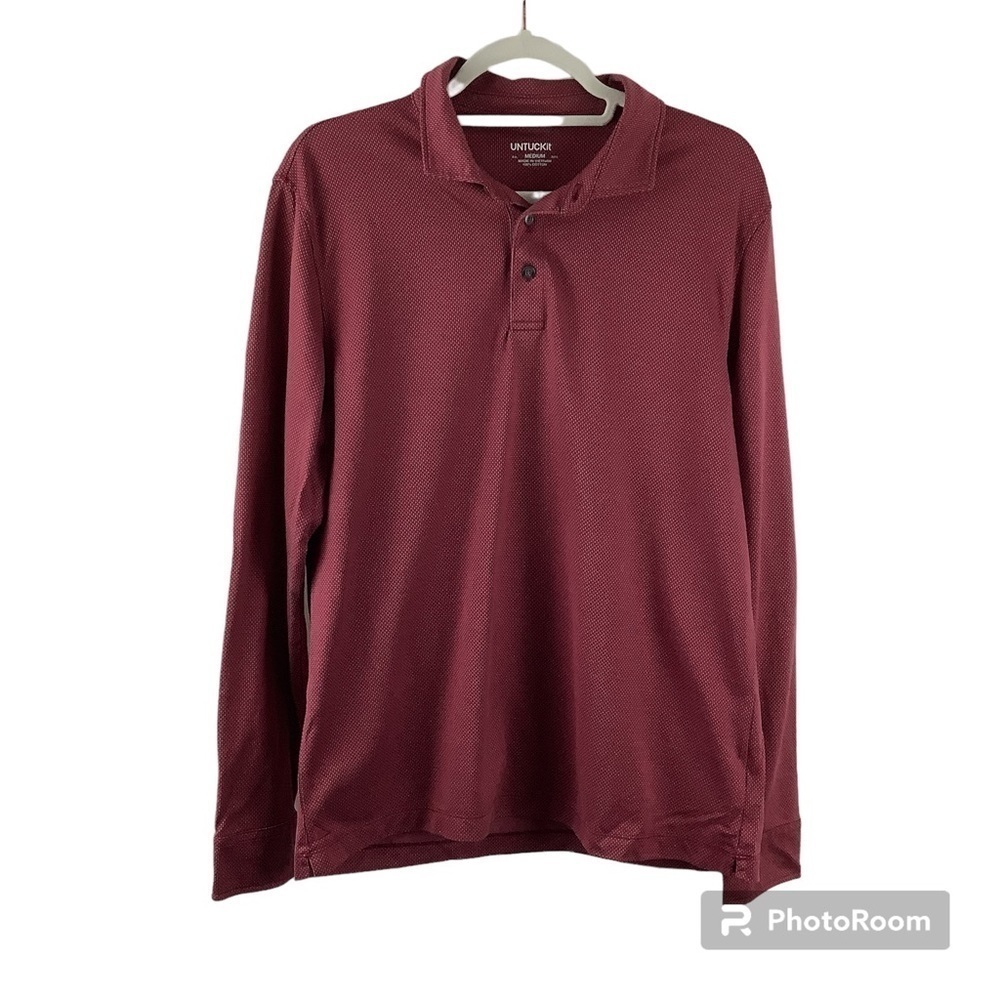 Untuckit Damaschino Diamond Birdseye Long Sleeve Shirt